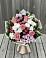 Букет цветов из: Альстромерии, Гвоздики, Розы и Хризантемы в Тугулыме