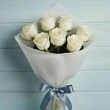 Букет 7 Белых роз Эдлесс Лав #REPLACE_PRED# Тугулыме