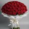 Букет 101 Красная роза Блэк Мэджик в Тугулыме