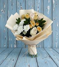 Букет цветов из:  Розы и Хризантемы в Тугулыме