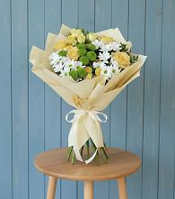 Букет цветов из:  Хризантемы и Розы #REPLACE_PRED# Тугулыме