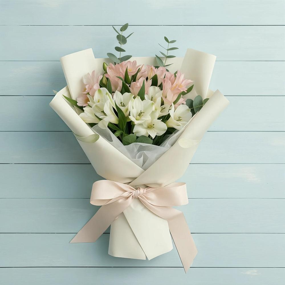 Букет цветов из: Альстромерии в Тугулыме