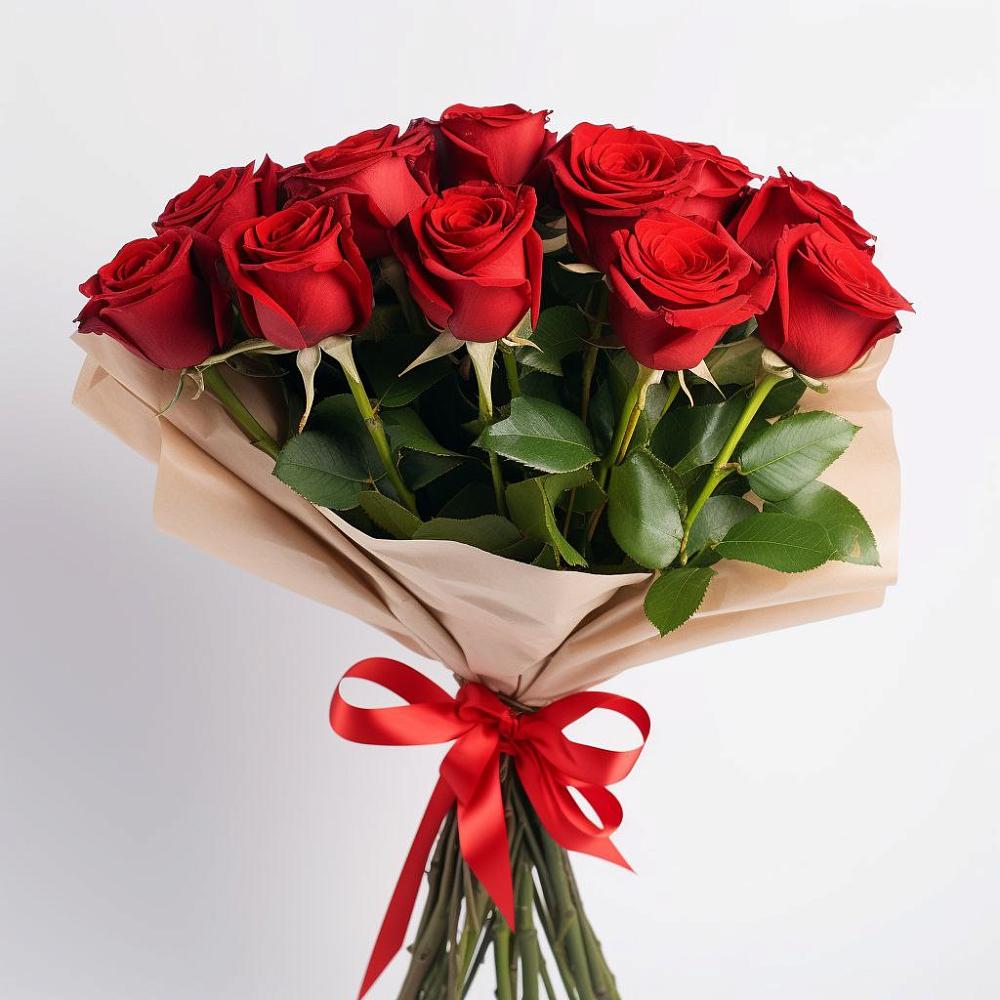 Букет 11 Красных роз Эдлесс Лав в Тугулыме